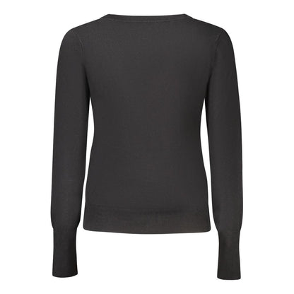 Guess Jeans Schwarze Viskose Damen Strickjacke