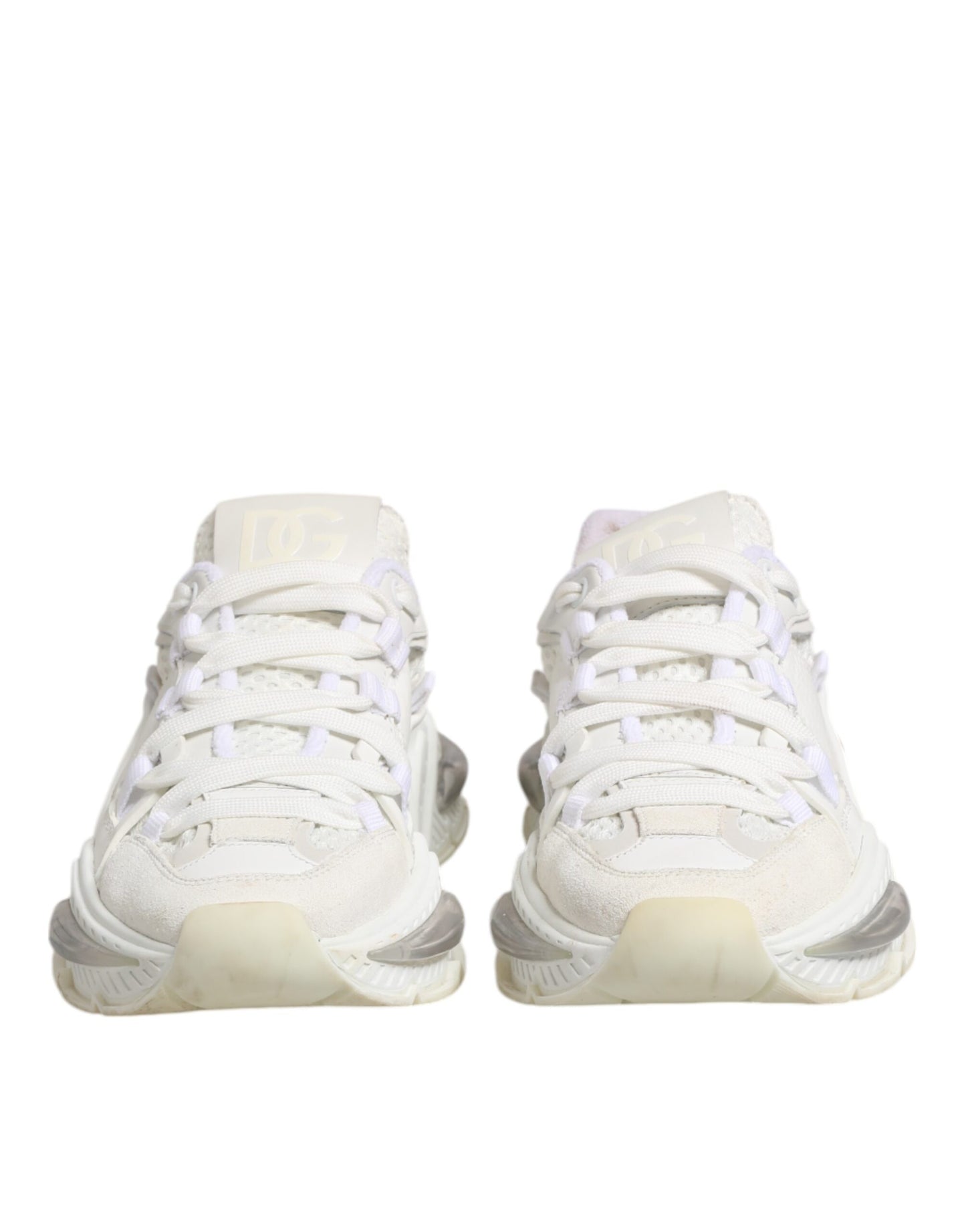 Dolce & Gabbana Airmaster Weiß Frauen Low Top Turnschuhe Schuhe