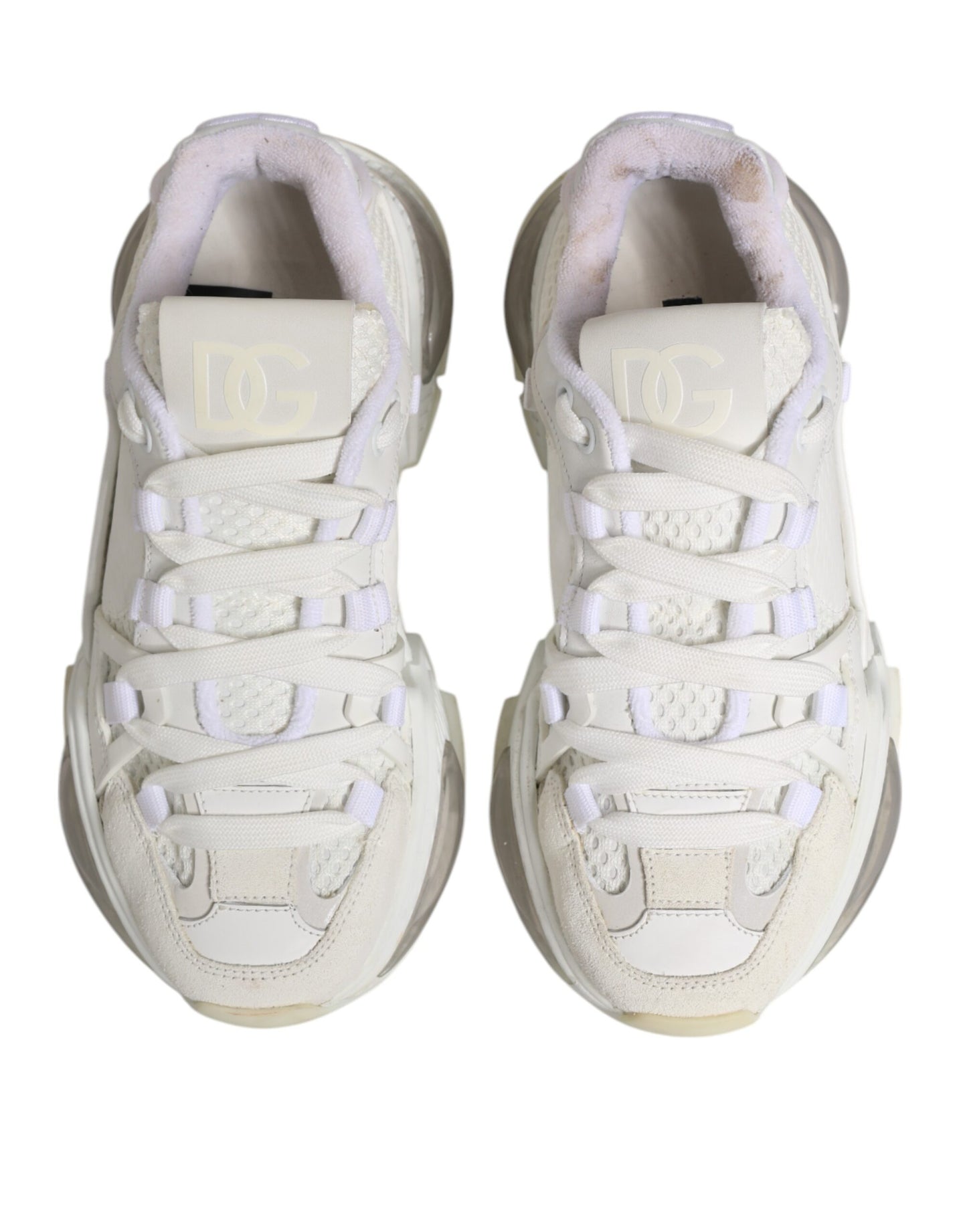 Dolce & Gabbana Airmaster Weiß Frauen Low Top Turnschuhe Schuhe
