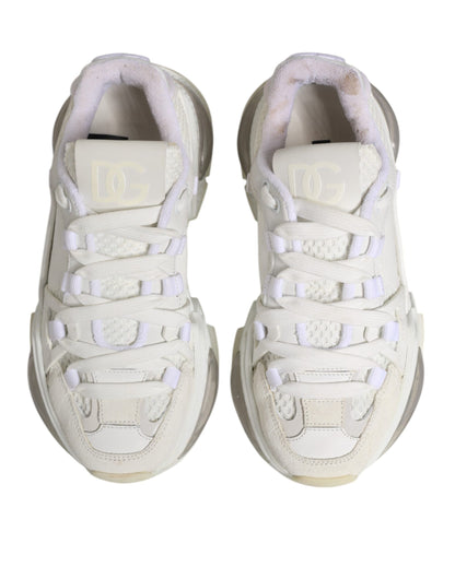 Dolce & Gabbana Airmaster Weiß Frauen Low Top Turnschuhe Schuhe