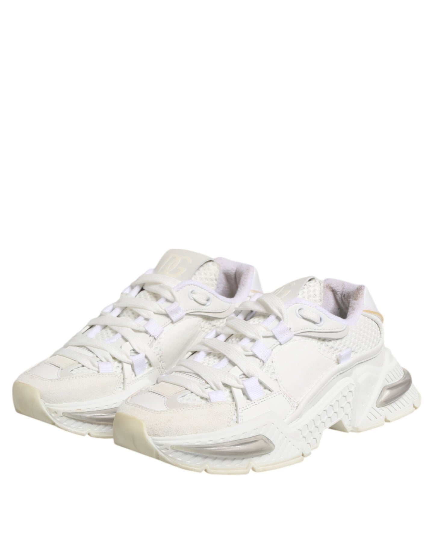 Dolce & Gabbana Airmaster Weiß Frauen Low Top Turnschuhe Schuhe