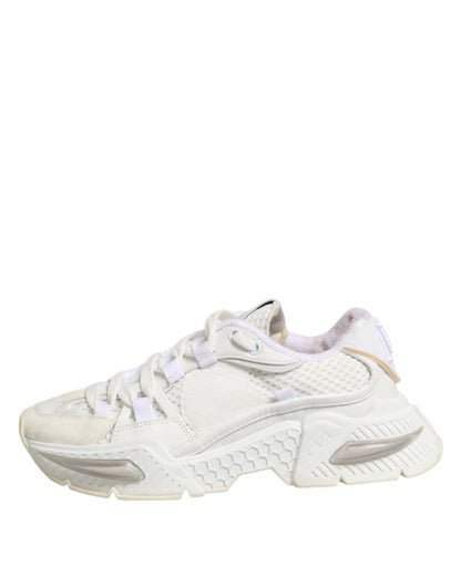 Dolce & Gabbana Airmaster Weiß Frauen Low Top Turnschuhe Schuhe