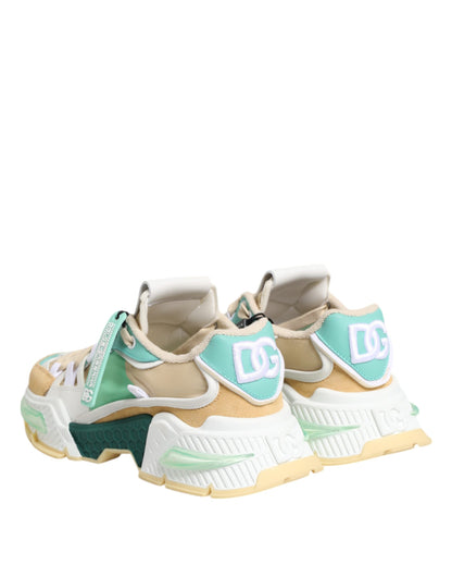 Dolce & Gabbana Multicolor Leder Airmaster Low Top Sneakers Schuhe