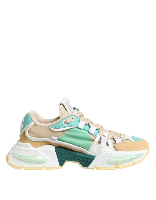 Dolce & Gabbana Multicolor Leder Airmaster Low Top Sneakers Schuhe
