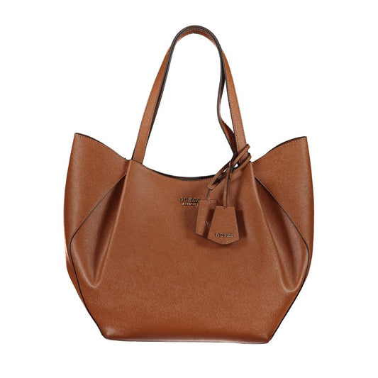 Guess Jeans Braun Polyethylen Frauen Handtasche