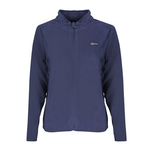 Norway 1963 Blauer Polyester Pullover für Frauen