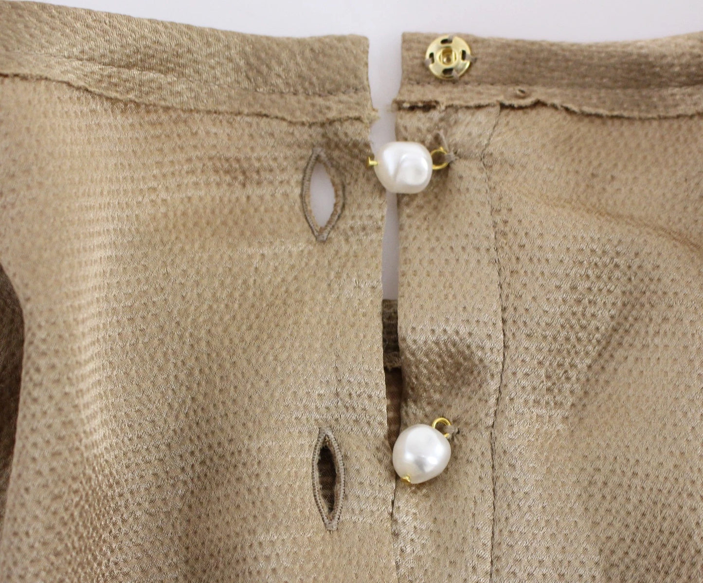 Dolce & Gabbana Gold SPEZIAL Stück Laufsteg Kristallbluse
