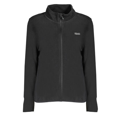 Norway 1963 Schwarzer Polyester Damen Pullover