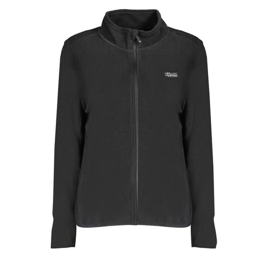 Norway 1963 Schwarzer Polyester Damen Pullover