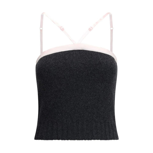 Prada Crop Top aus Schurwolle