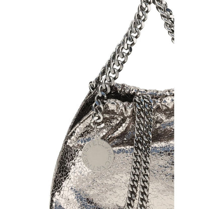 Stella McCartney Falabella-Umhängetasche mit Metallic-Crackle-Effekt