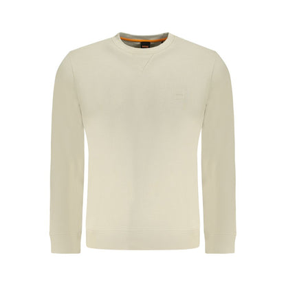 Hugo Boss Beigefarbener Baumwollpullover