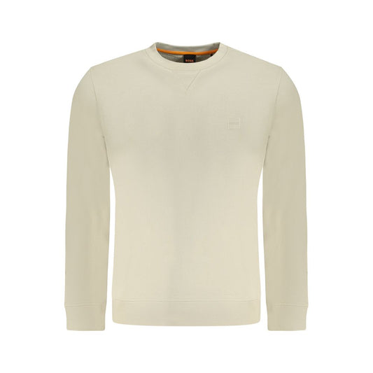Hugo Boss Beigefarbener Baumwollpullover