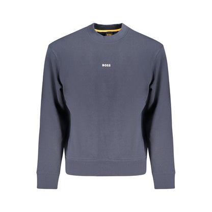 Hugo Boss Blauer Baumwollpullover für Männer