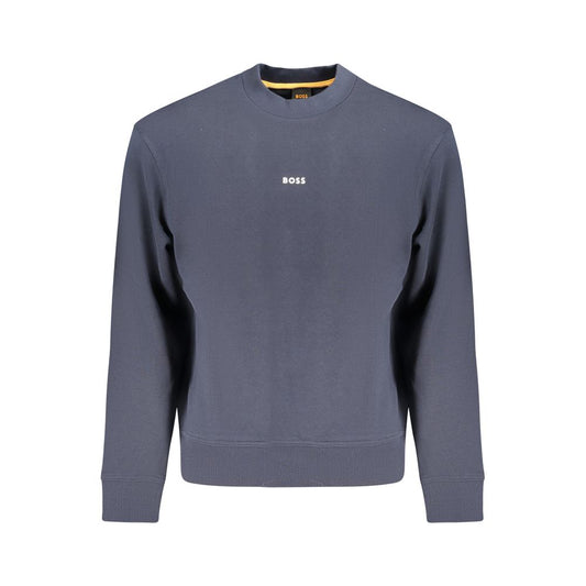 Hugo Boss Blauer Baumwollpullover für Männer