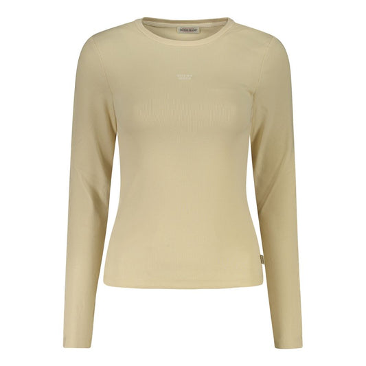 Guess Jeans Beige Baumwolle Frauen T-Shirt