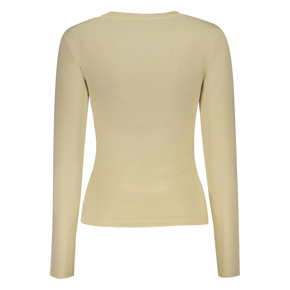 Guess Jeans Beige Baumwolle Frauen T-Shirt