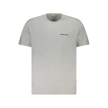 Guess Jeans Graues Baumwolle Männer T-Shirt