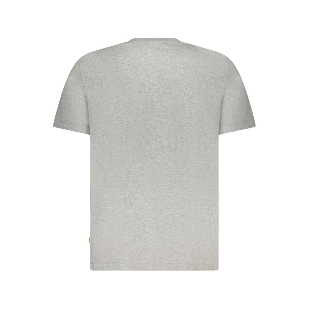 Guess Jeans Graues Baumwolle Männer T-Shirt