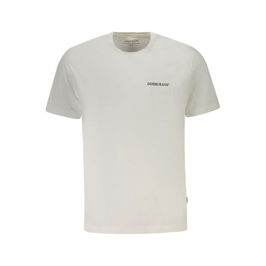 Guess Jeans Weißes Baumwolle Männer T-Shirt