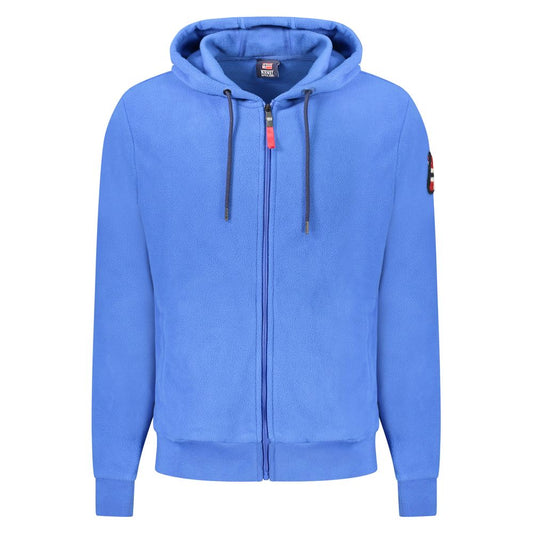 Norway 1963 Blauer Polyester-Pullover für Männer