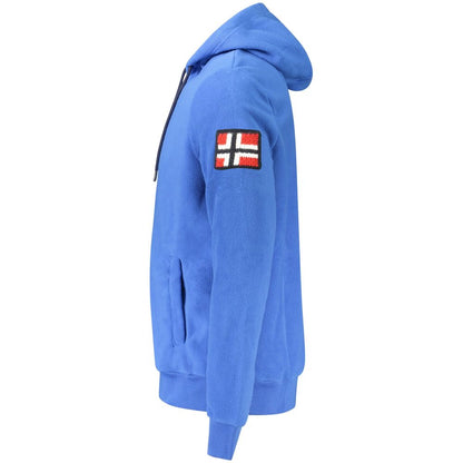 Norway 1963 Blauer Polyester-Pullover für Männer