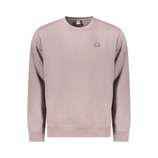 Norway 1963 Brauner Baumwollpullover für Männer