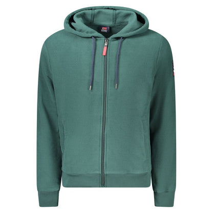 Norway 1963 Grüner Polyester-Pullover für Männer