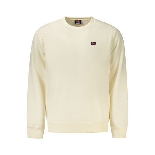 Norway 1963 Weißer Baumwollpullover für Männer