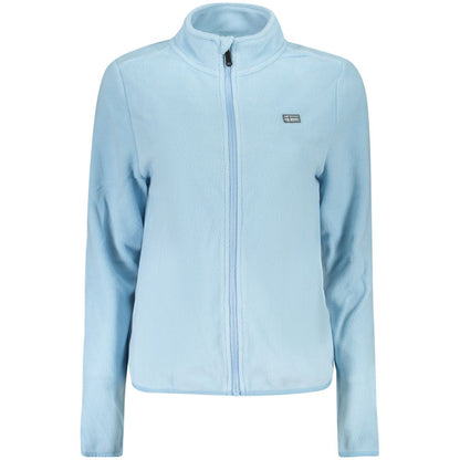 Norway 1963 Blauer Polyester Pullover für Frauen