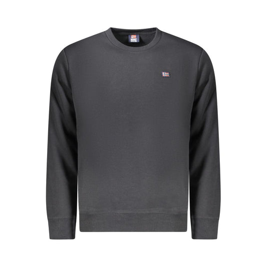 Norway 1963 Schwarzer Baumwollpullover für Männer