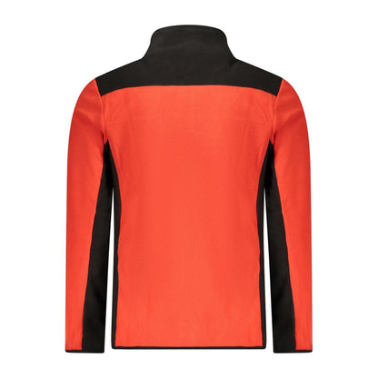Norway 1963 Roter Polyester-Pullover für Männer