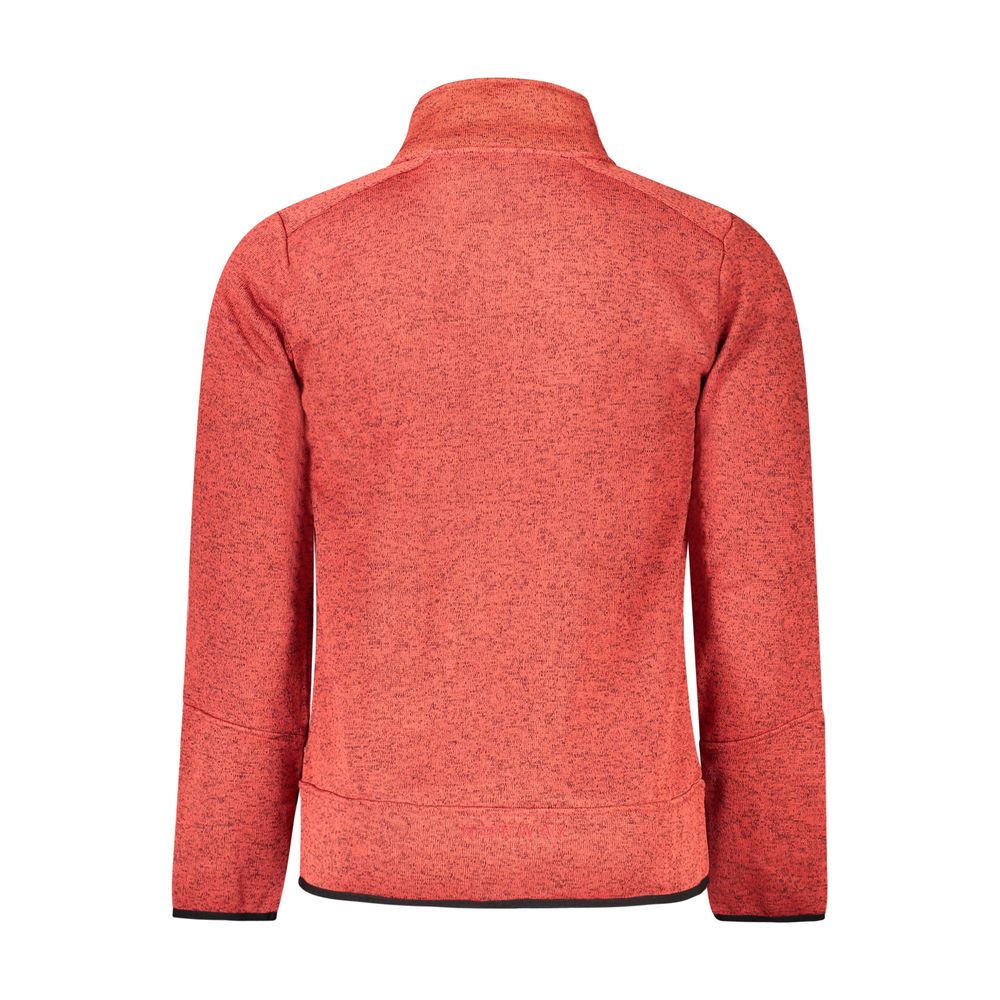 Norway 1963 Roter Polyester-Pullover für Männer