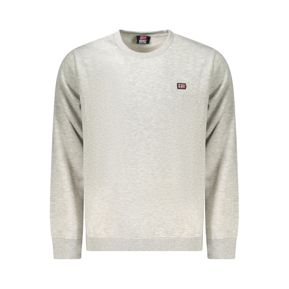 Norway 1963 Grauer Baumwollpullover für Männer