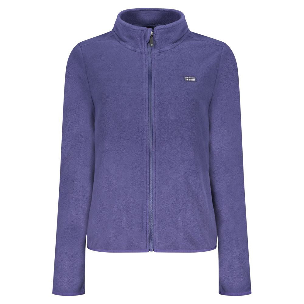 Norway 1963 Blauer Polyester Pullover für Frauen