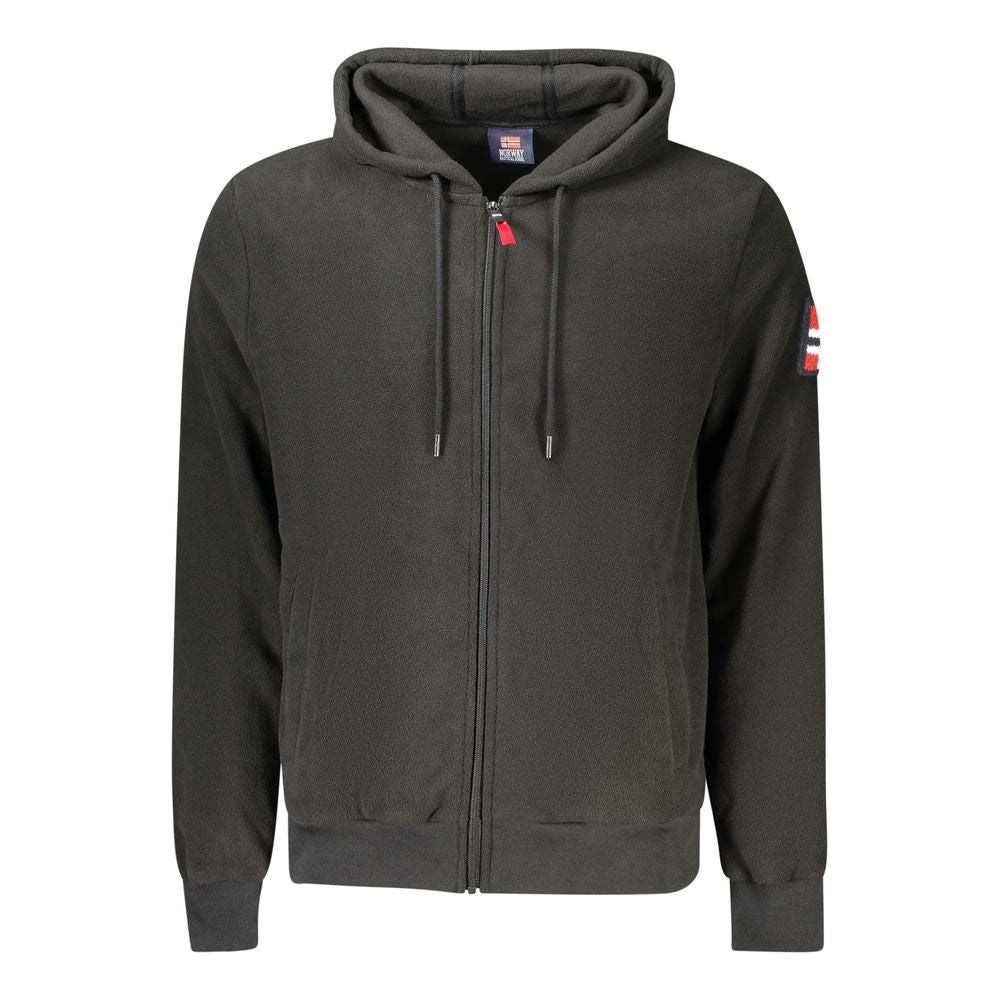 Norway 1963 Schwarzes Polyester Herren Sweatshirt