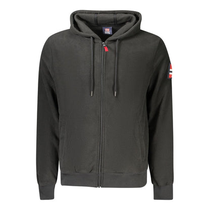 Norway 1963 Schwarzes Polyester Herren Sweatshirt