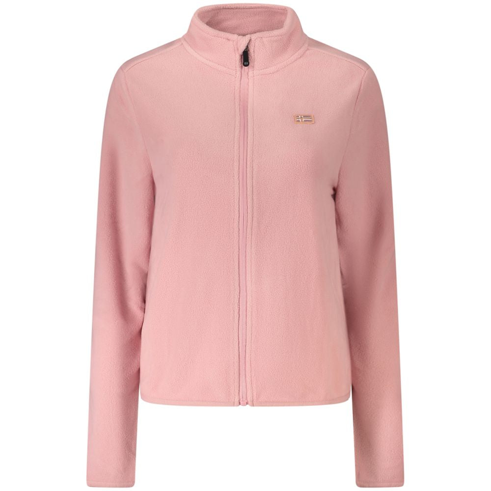 Norway 1963 Rosa Polyester Damen Pullover