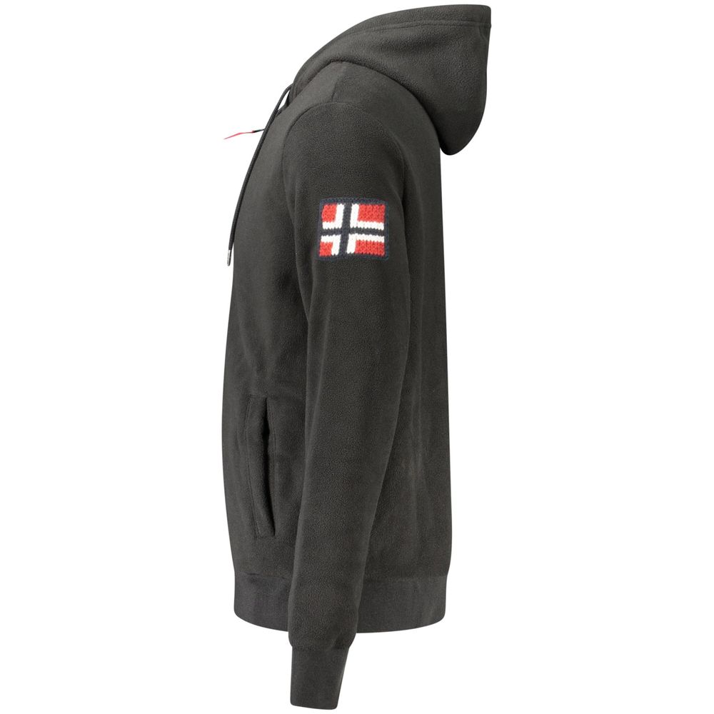 Norway 1963 Schwarzes Polyester Herren Sweatshirt