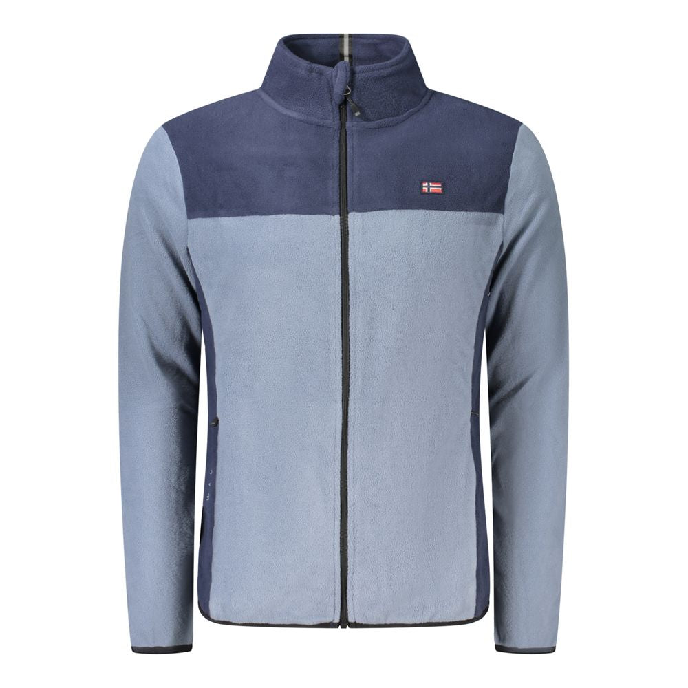 Norway 1963 Blauer Polyester-Pullover für Männer