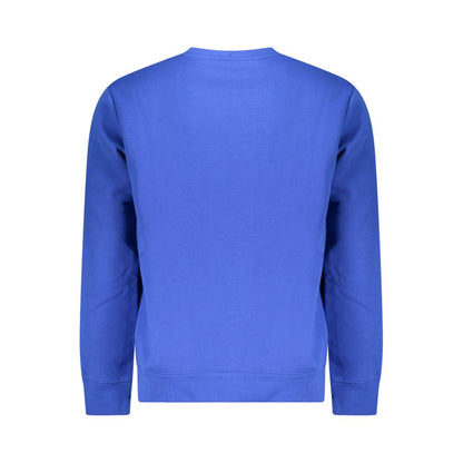 Norway 1963 Blauer Herrenpullover aus Baumwolle