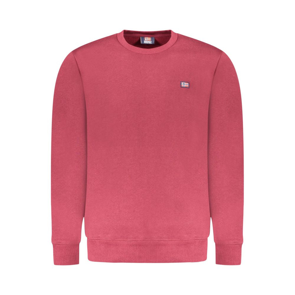 Norway 1963 Roter Baumwollpullover für Männer