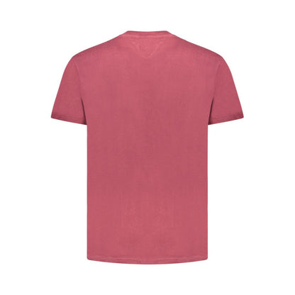 Tommy Hilfiger Rotes Baumwolle Männer T-Shirt