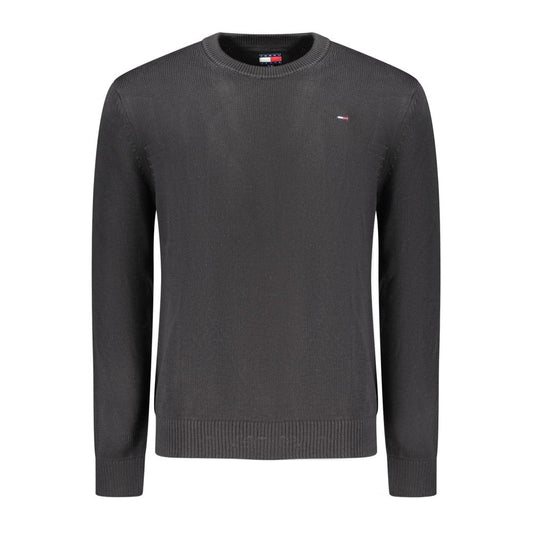 Tommy Hilfiger Schwarzer Baumwollpullover für Männer