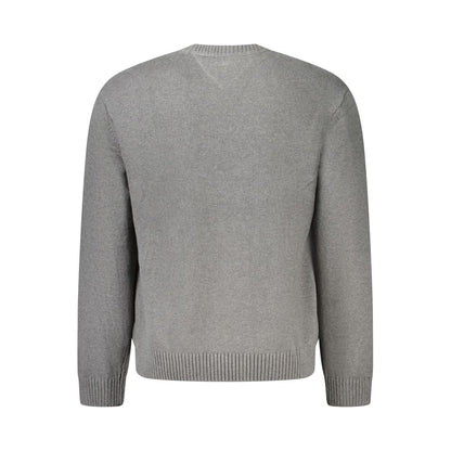 Tommy Hilfiger Grauer Baumwollpullover für Männer