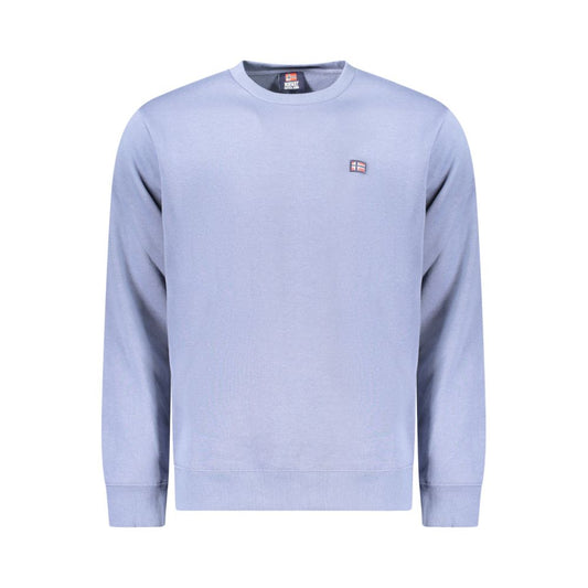Norway 1963 Blauer Baumwollpullover für Männer