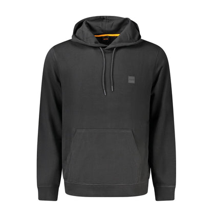 Hugo Boss Schwarzer Baumwollpullover für Männer