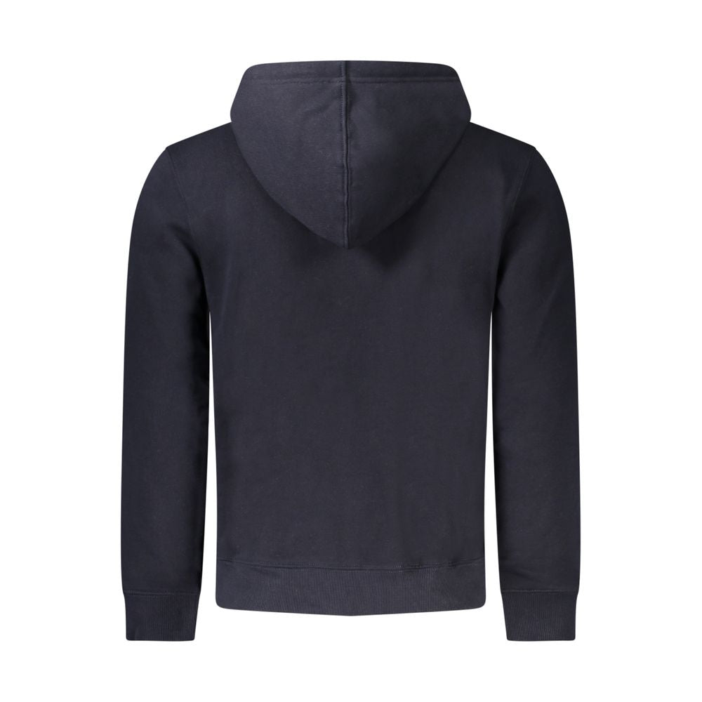 Guess Jeans Blauer Bio-Baumwoll-Pullover für Männer Hoodie