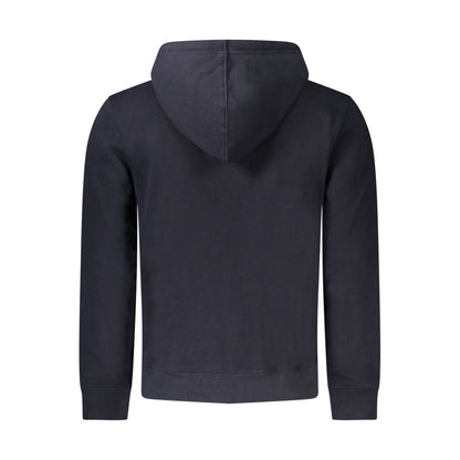 Guess Jeans Blauer Bio-Baumwoll-Pullover für Männer Hoodie