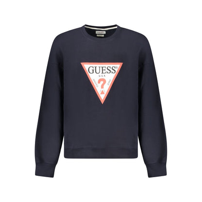 Guess Jeans Blauer Baumwollpullover für Männer